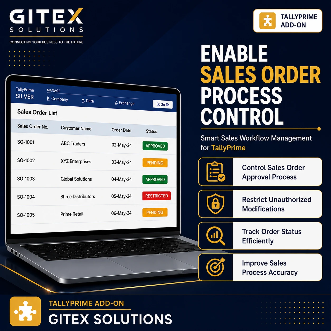 Enable Sales Order Process Control